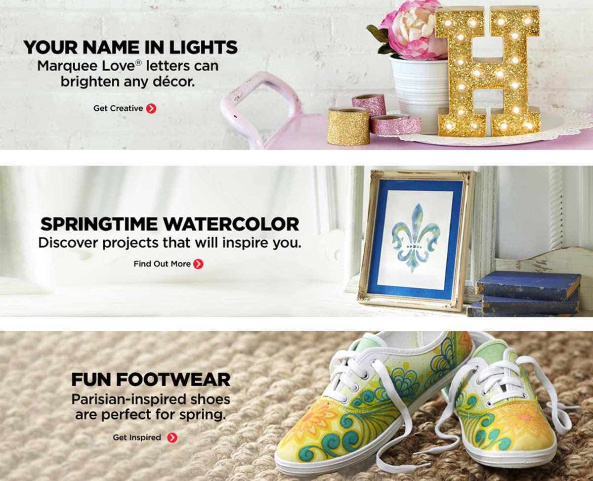 Landing Page Web Banners