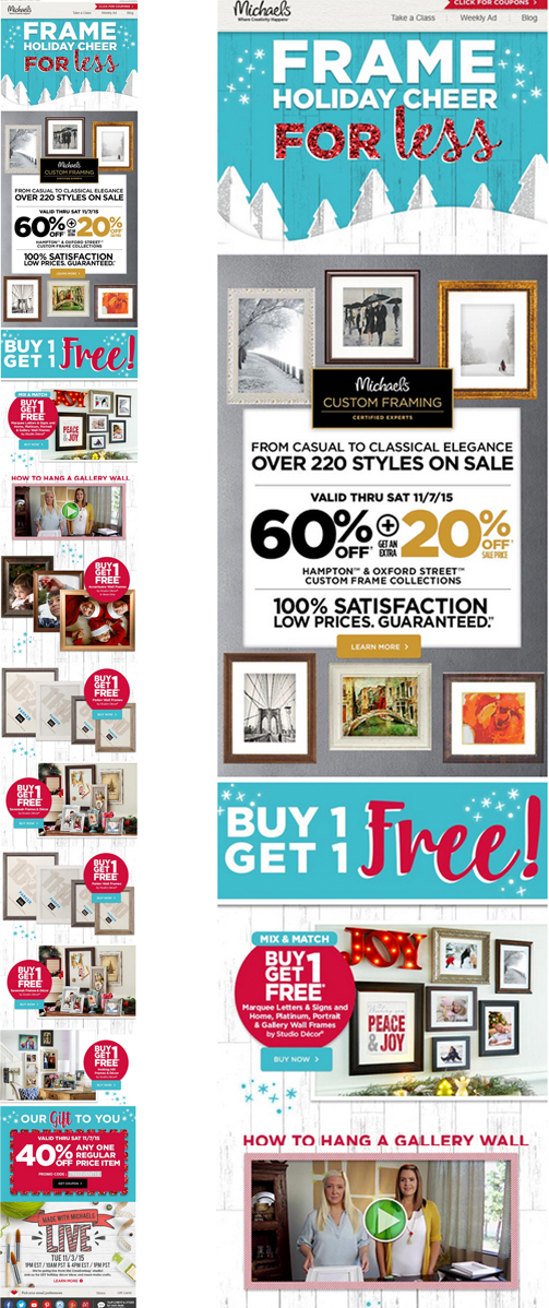 Frame Holiday Cheer for Less